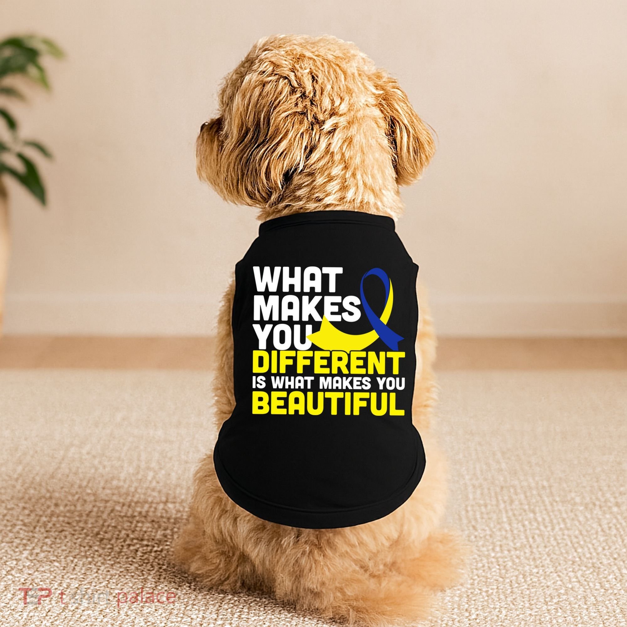 What Makes You Different Down Syndrome Awareness Doggie Tank