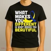 What Makes You Different Down Syndrome Awareness T-Shirt thumb 3