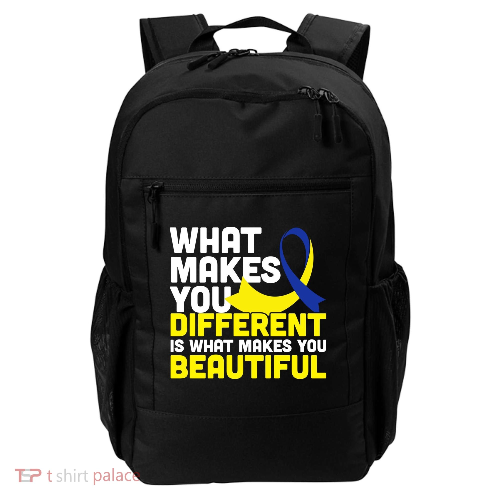 What Makes You Different Down Syndrome Awareness Backpack