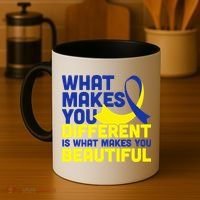 What Makes You Different Down Syndrome Awareness Coffee Mug thumb 4