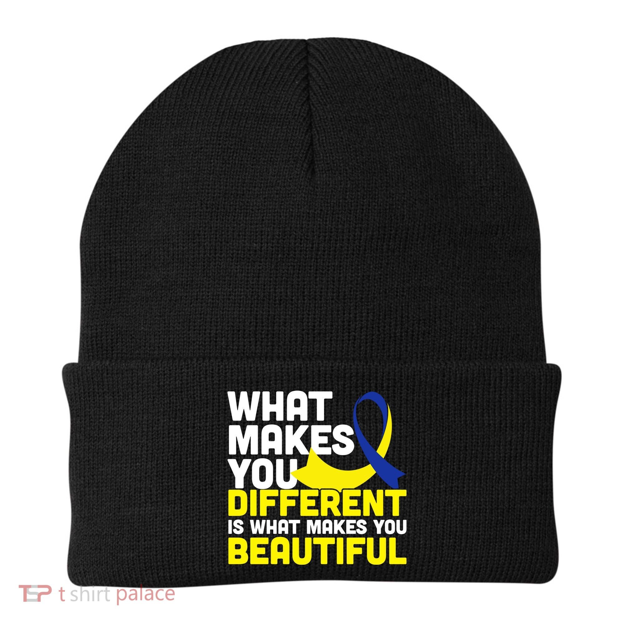 What Makes You Different Down Syndrome Awareness Beanie