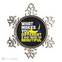 What Makes You Different Down Syndrome Awareness Ornament thumb 0
