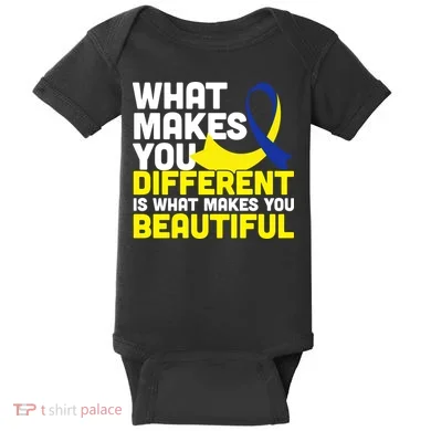 What Makes You Different Down Syndrome Awareness Baby Bodysuit