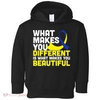 What Makes You Different Down Syndrome Awareness Toddler Hoodie thumb 0