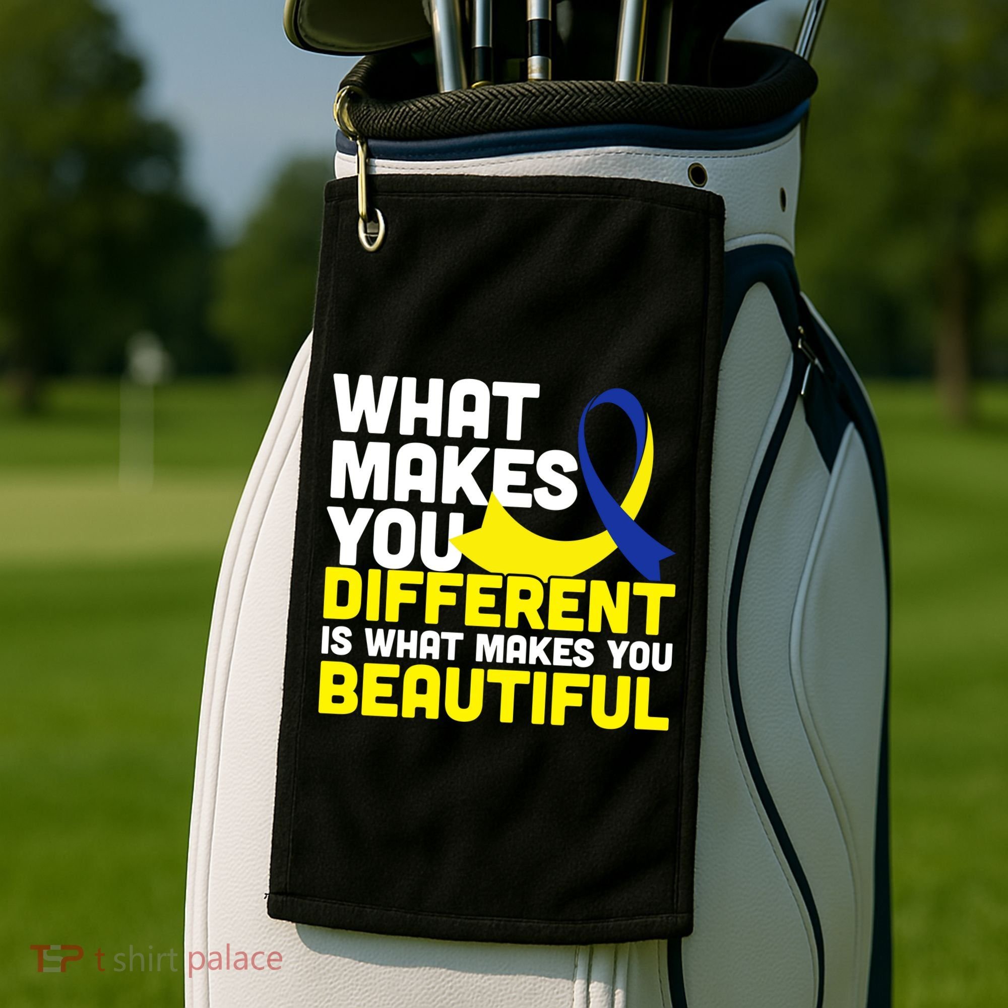 What Makes You Different Down Syndrome Awareness Golf Towel