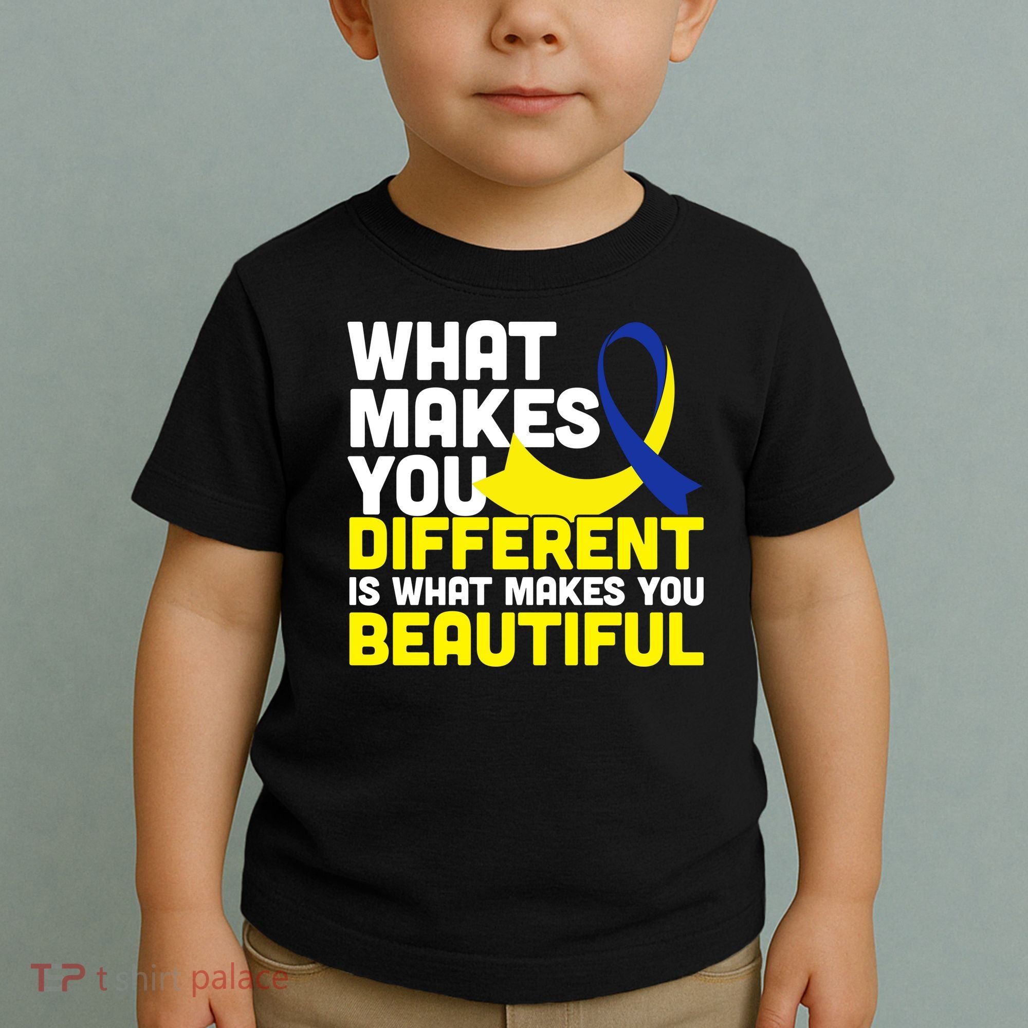 What Makes You Different Down Syndrome Awareness Toddler T-Shirt
