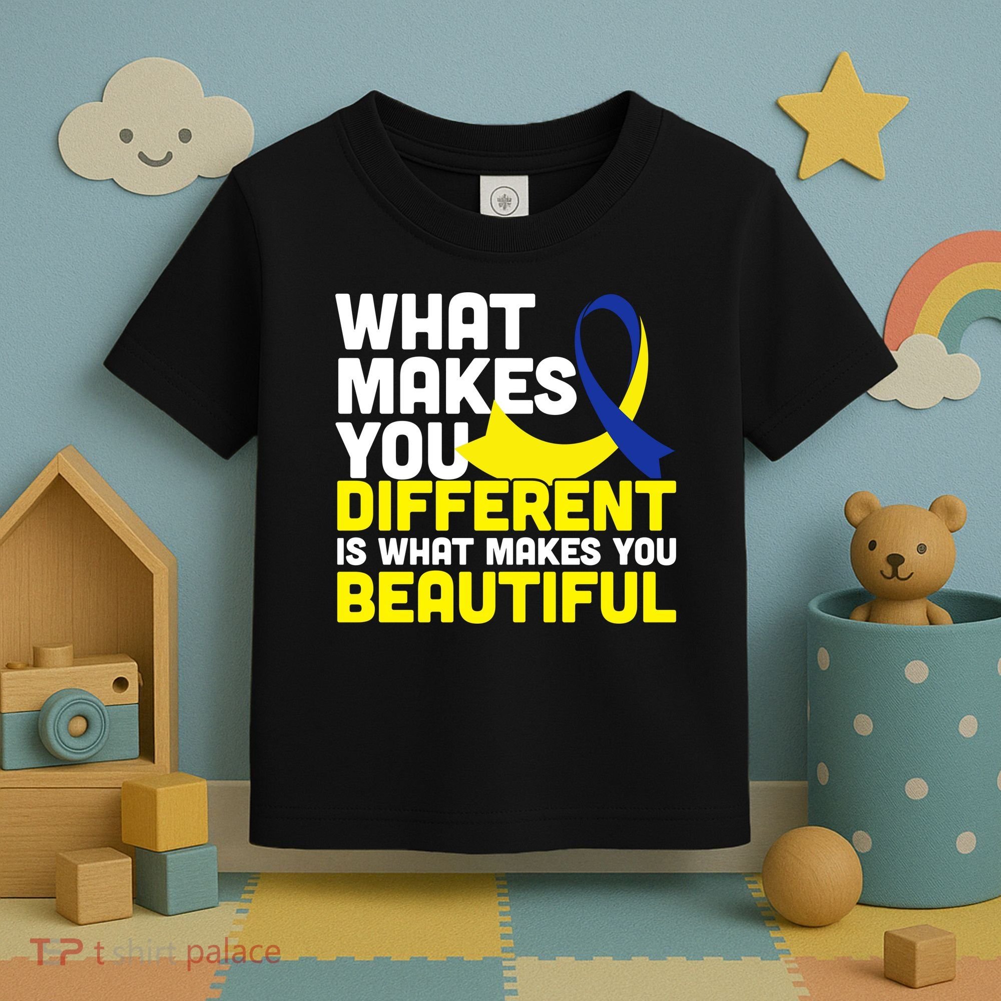 What Makes You Different Down Syndrome Awareness Toddler T-Shirt