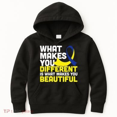 What Makes You Different Down Syndrome Awareness Kids Hoodie