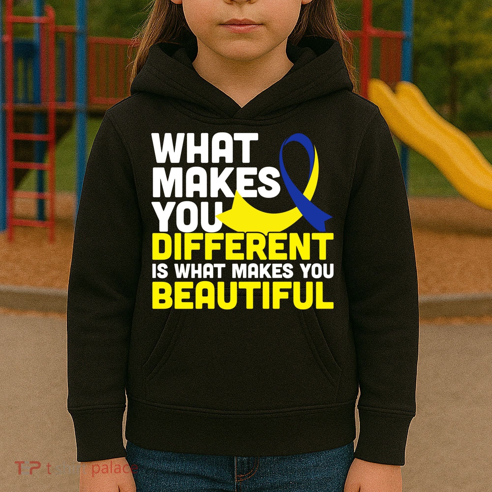 What Makes You Different Down Syndrome Awareness Kids Hoodie
