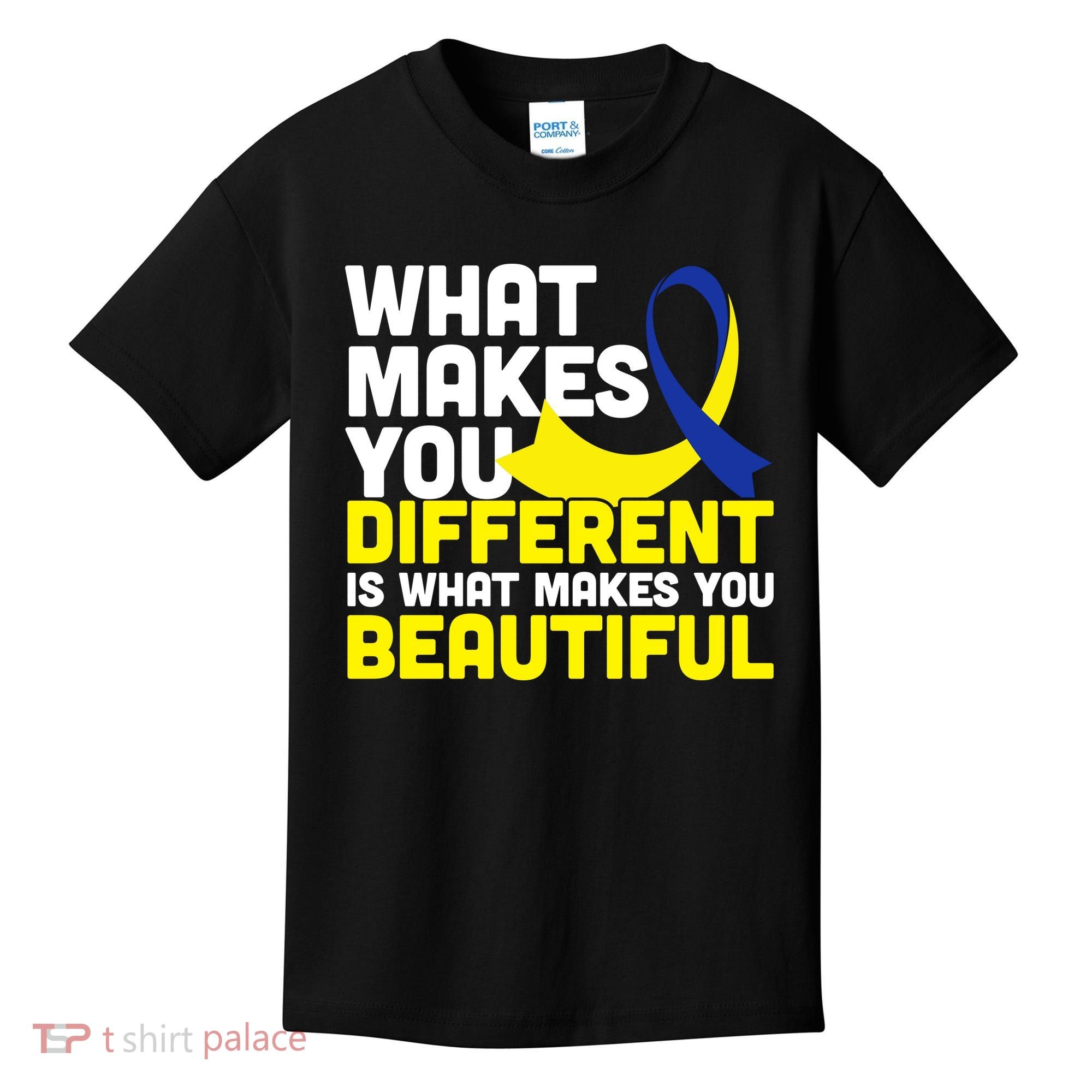 What Makes You Different Down Syndrome Awareness Kids T-Shirt