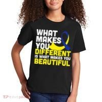 What Makes You Different Down Syndrome Awareness Kids T-Shirt thumb 2