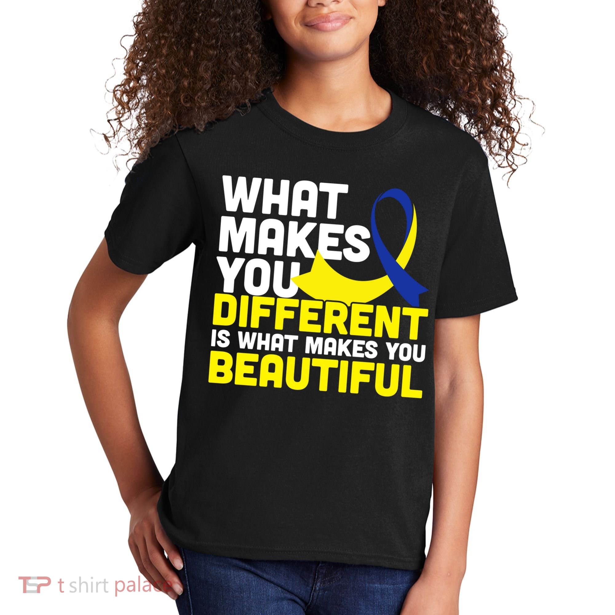 What Makes You Different Down Syndrome Awareness Kids T-Shirt