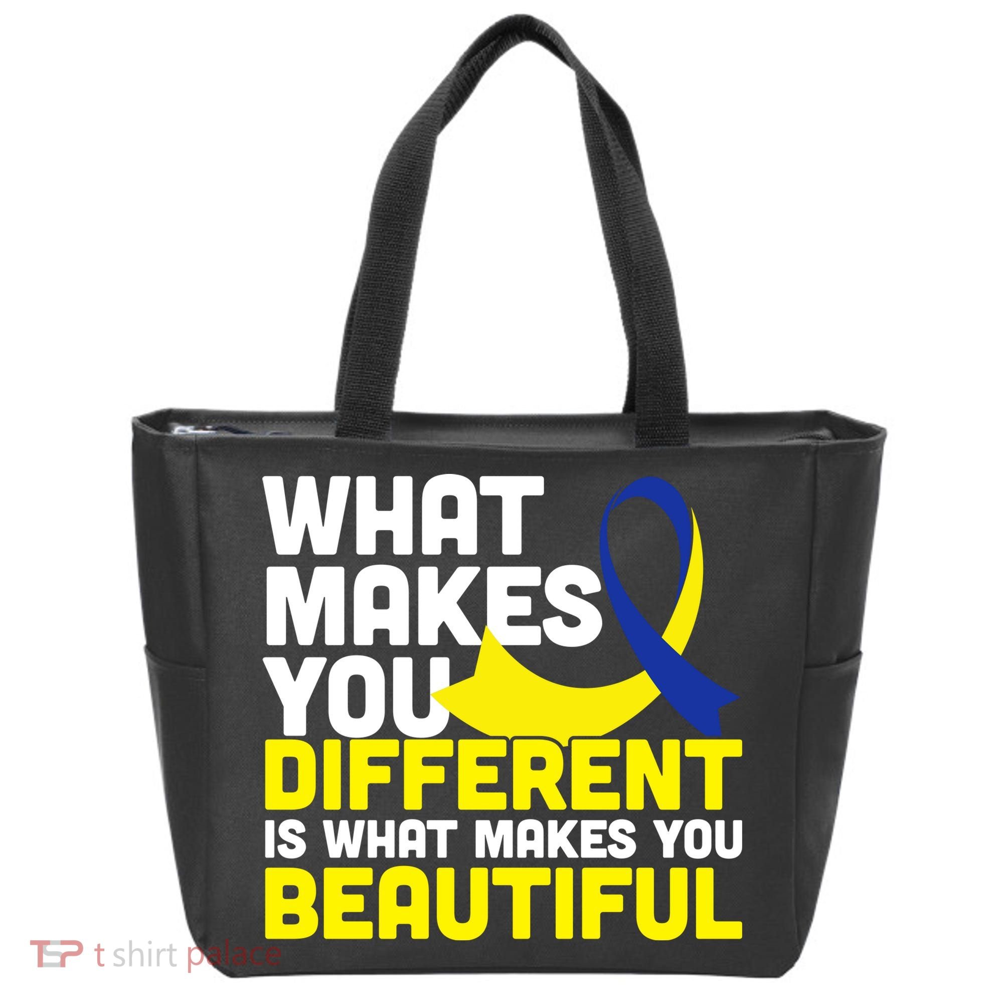 What Makes You Different Down Syndrome Awareness Tote Bag