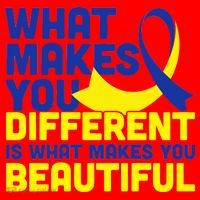 What Makes You Different Down Syndrome Awareness Santa Hat thumb 1