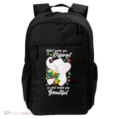 What Makes You Different Is What Makes You Beautiful Autism Backpack