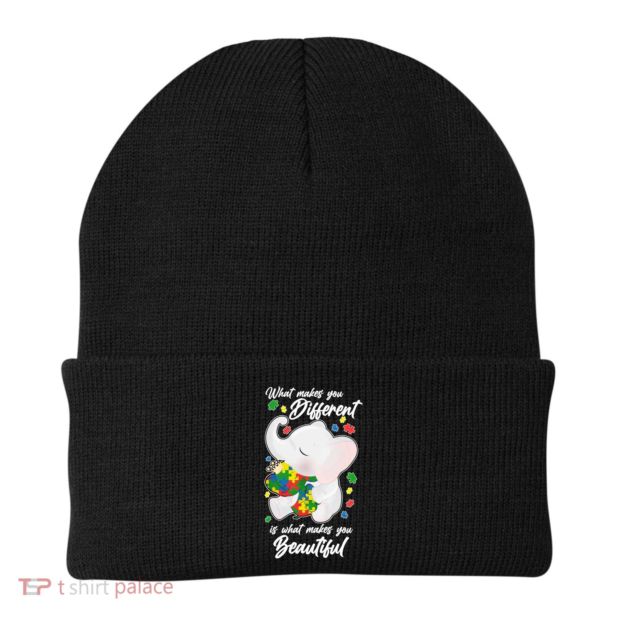 What Makes You Different Is What Makes You Beautiful Autism Beanie