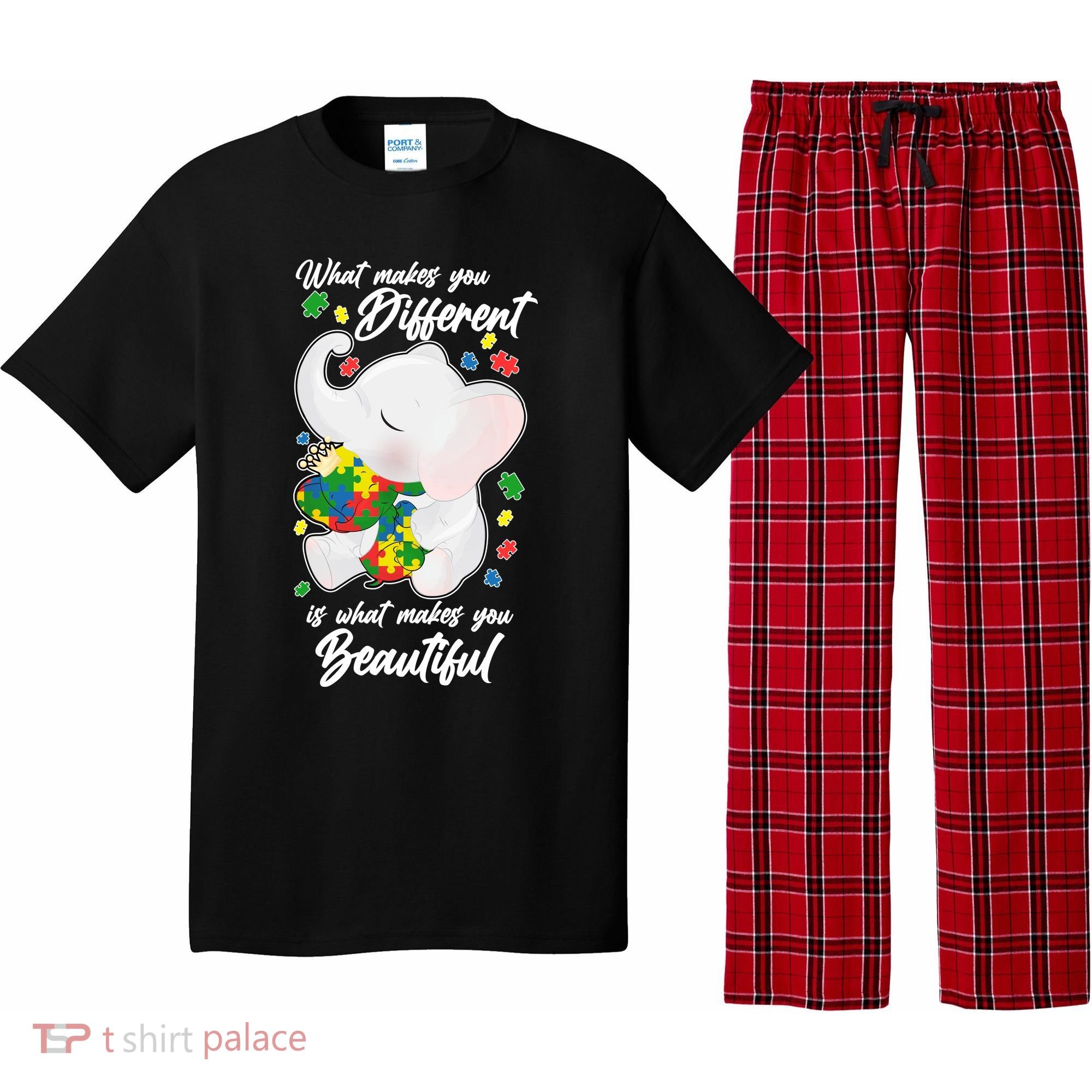 What Makes You Different Is What Makes You Beautiful Autism Pajama Set