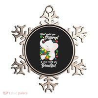 What Makes You Different Is What Makes You Beautiful Autism Ornament thumb 0
