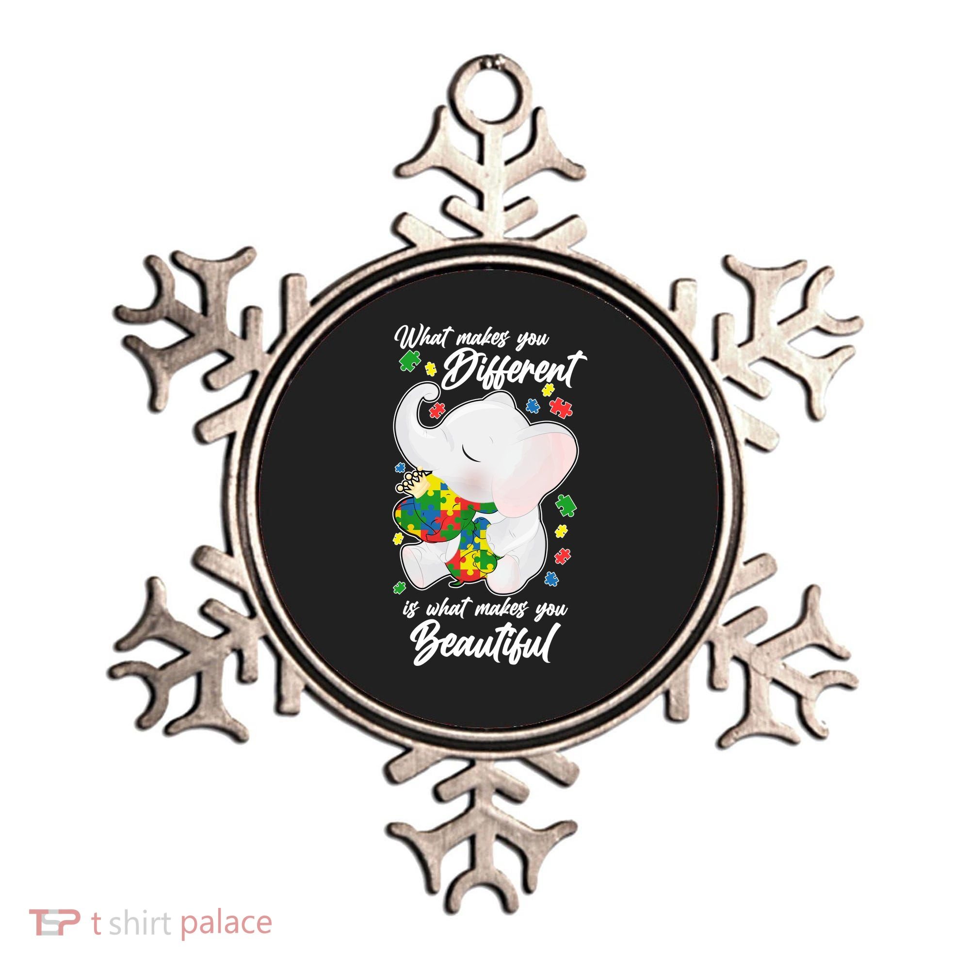 What Makes You Different Is What Makes You Beautiful Autism Ornament