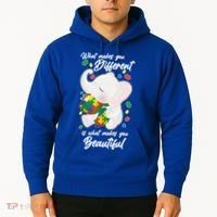 What Makes You Different Is What Makes You Beautiful Autism Hoodie thumb 2