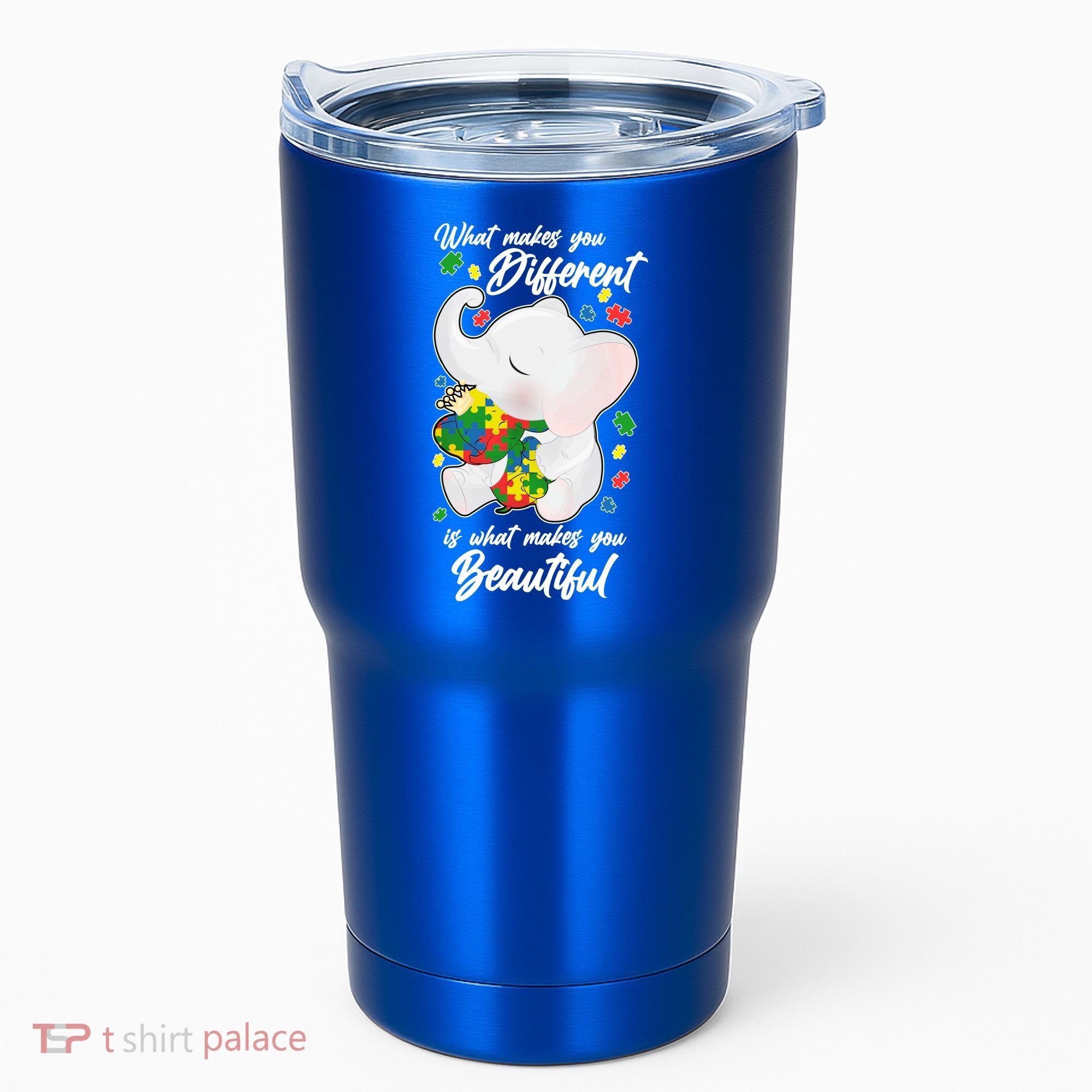 What Makes You Different Is What Makes You Beautiful Autism Tumbler