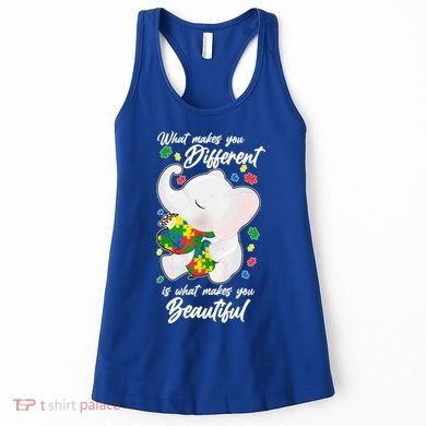 What Makes You Different Is What Makes You Beautiful Autism Women's Tank Top