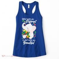 What Makes You Different Is What Makes You Beautiful Autism Women's Tank Top thumb 0