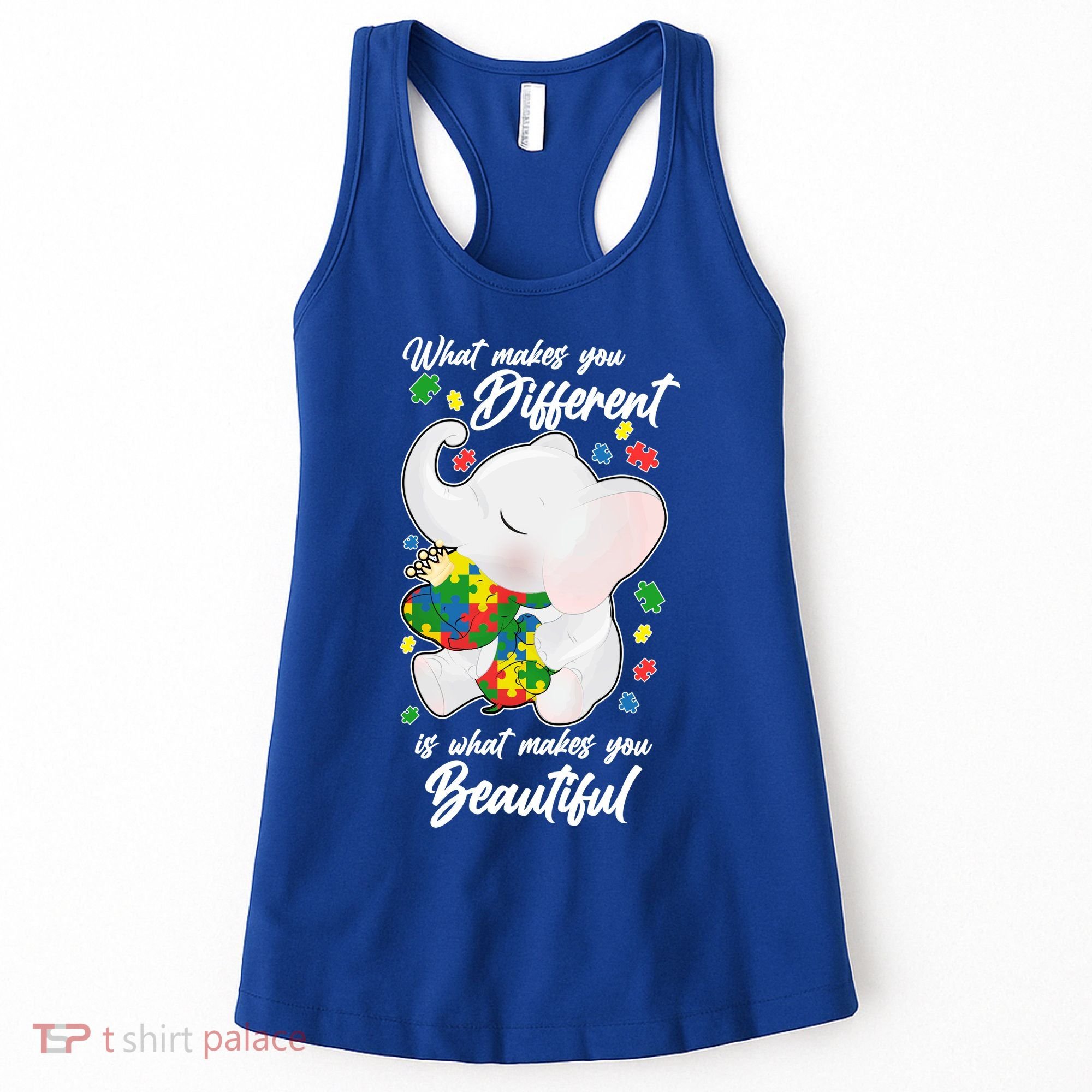 What Makes You Different Is What Makes You Beautiful Autism Women's Tank Top