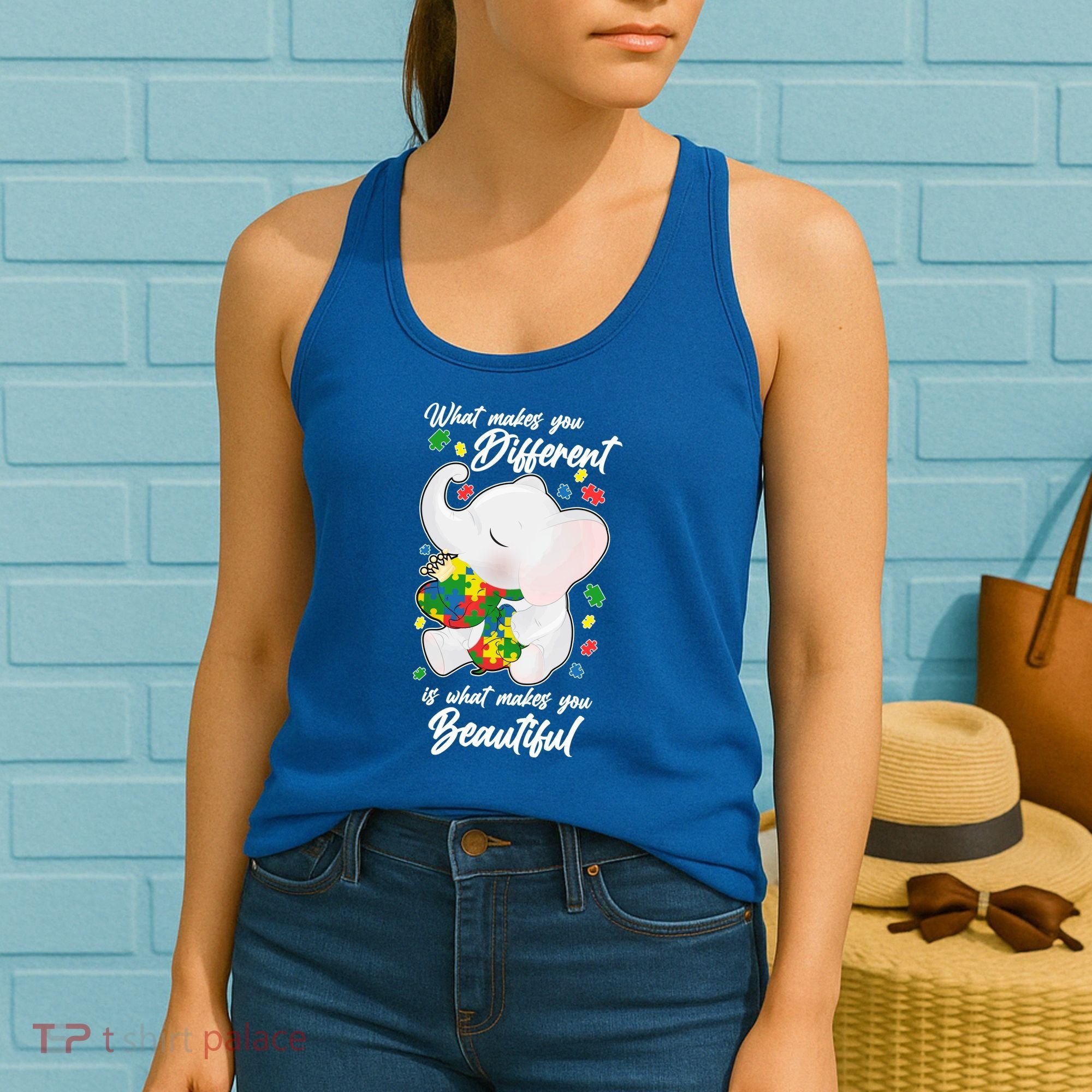 What Makes You Different Is What Makes You Beautiful Autism Women's Tank Top