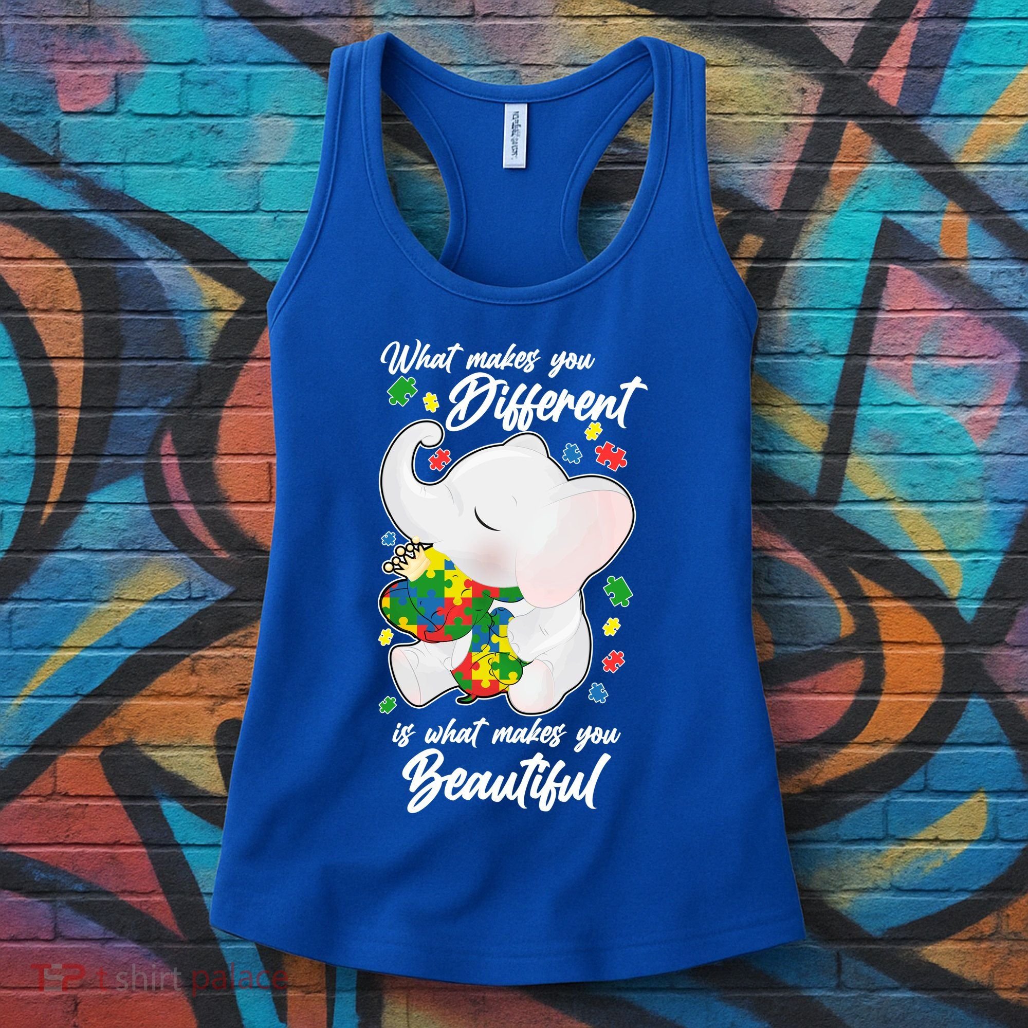 What Makes You Different Is What Makes You Beautiful Autism Women's Tank Top