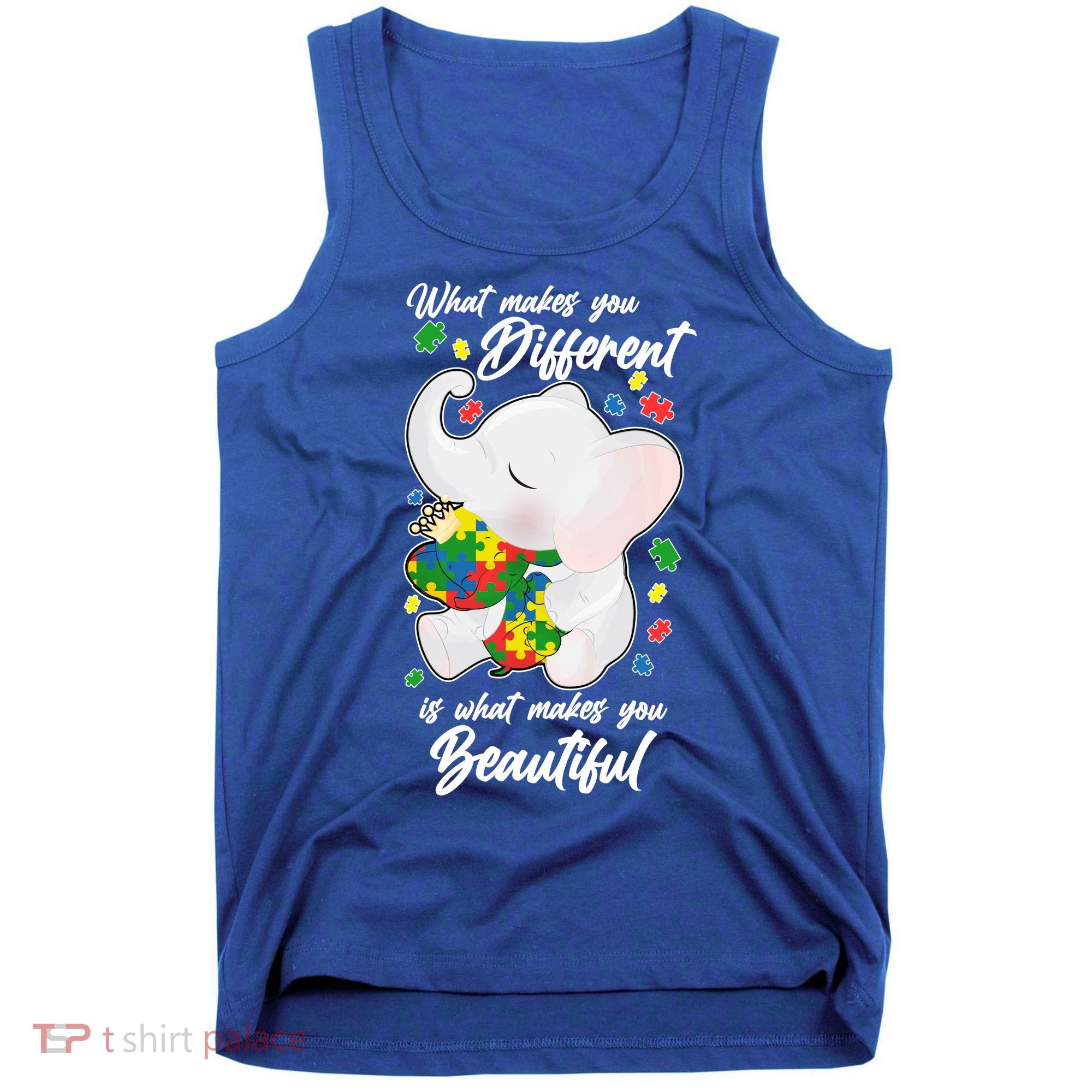 What Makes You Different Is What Makes You Beautiful Autism Tank Top