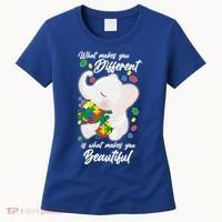 What Makes You Different Is What Makes You Beautiful Autism Women's T-Shirt thumb 0