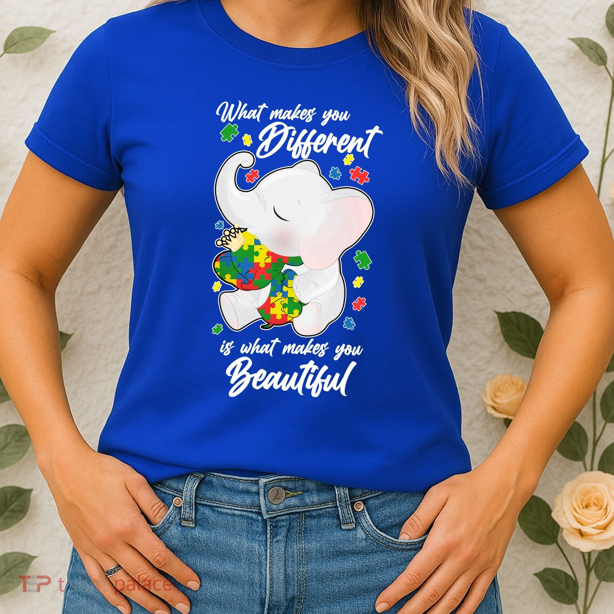 What Makes You Different Is What Makes You Beautiful Autism Women's T-Shirt