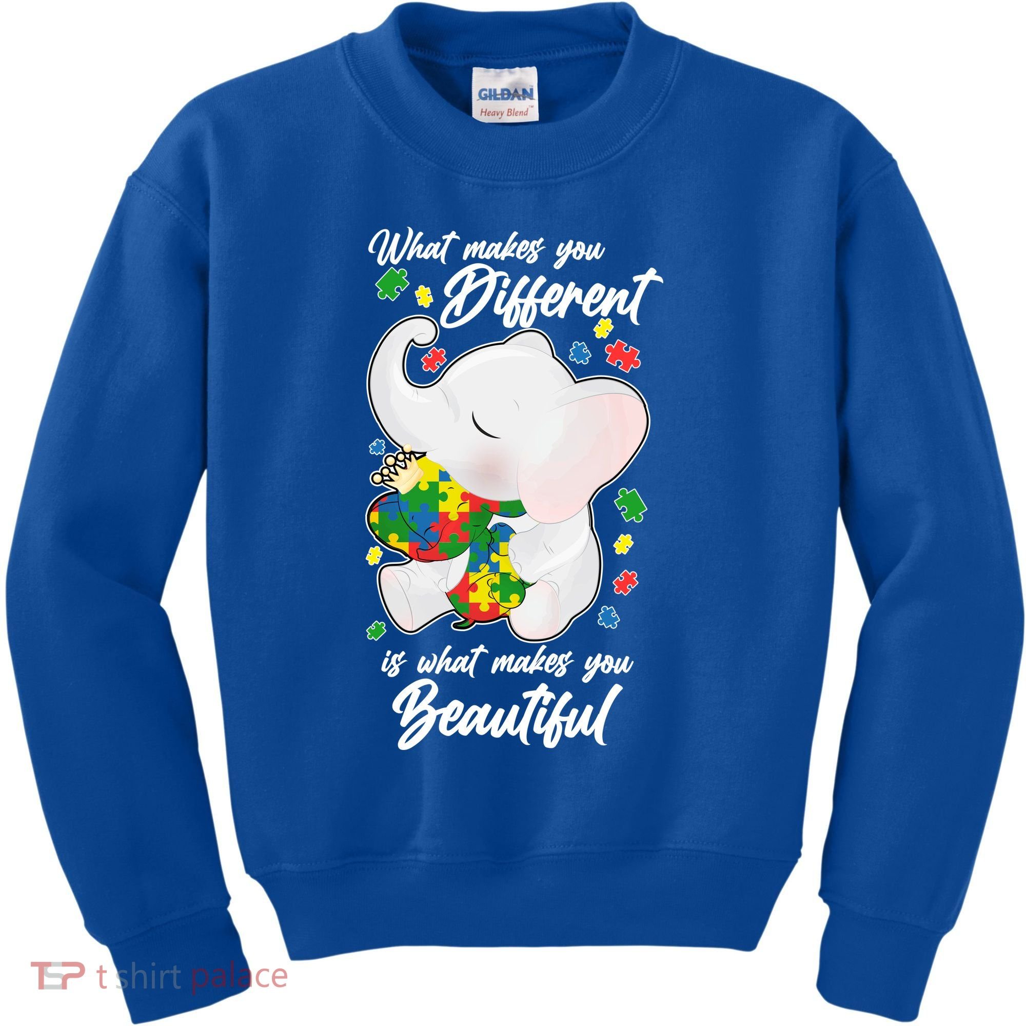 What Makes You Different Is What Makes You Beautiful Autism Kids Sweatshirt