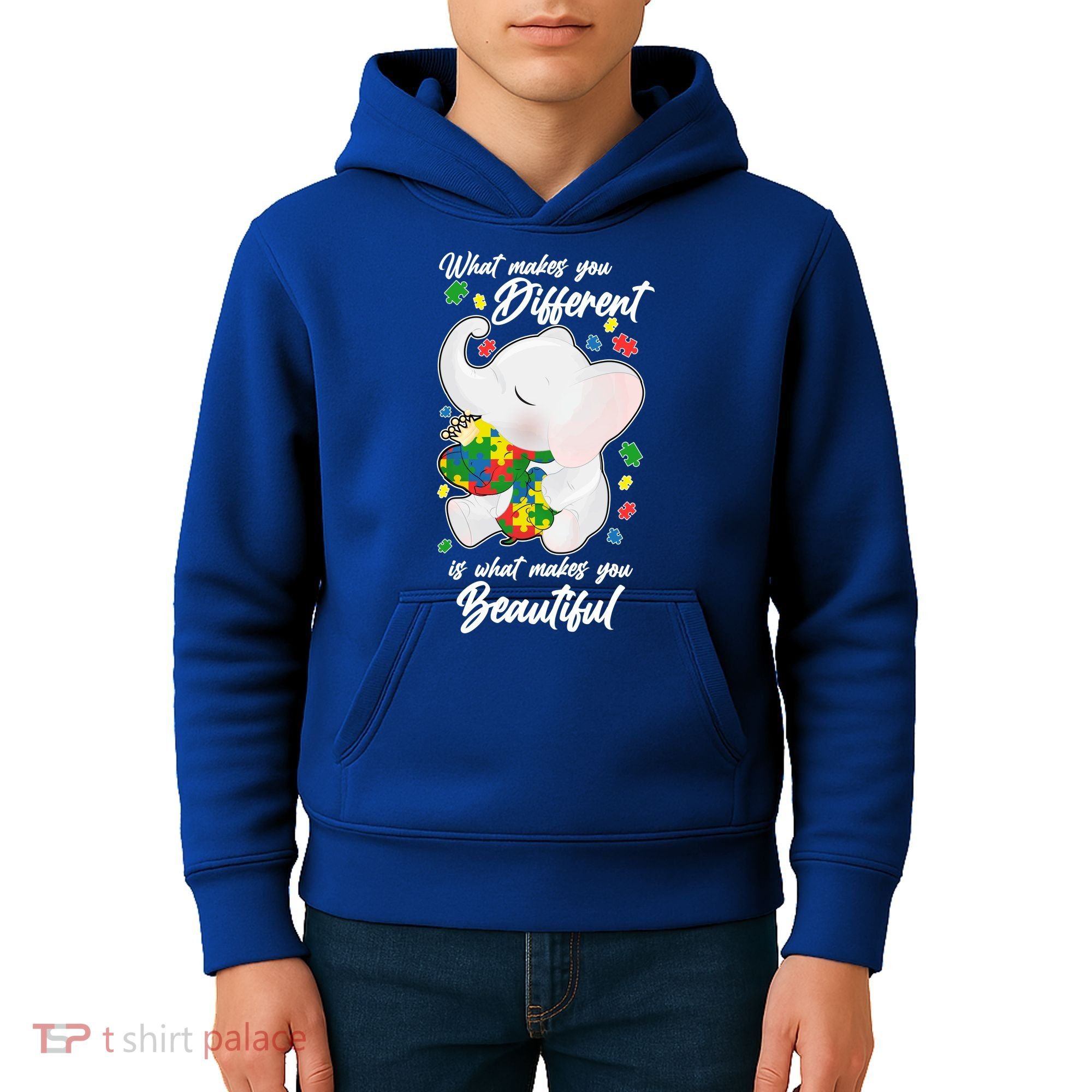What Makes You Different Is What Makes You Beautiful Autism Kids Hoodie