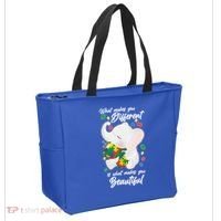 What Makes You Different Is What Makes You Beautiful Autism Tote Bag thumb 2