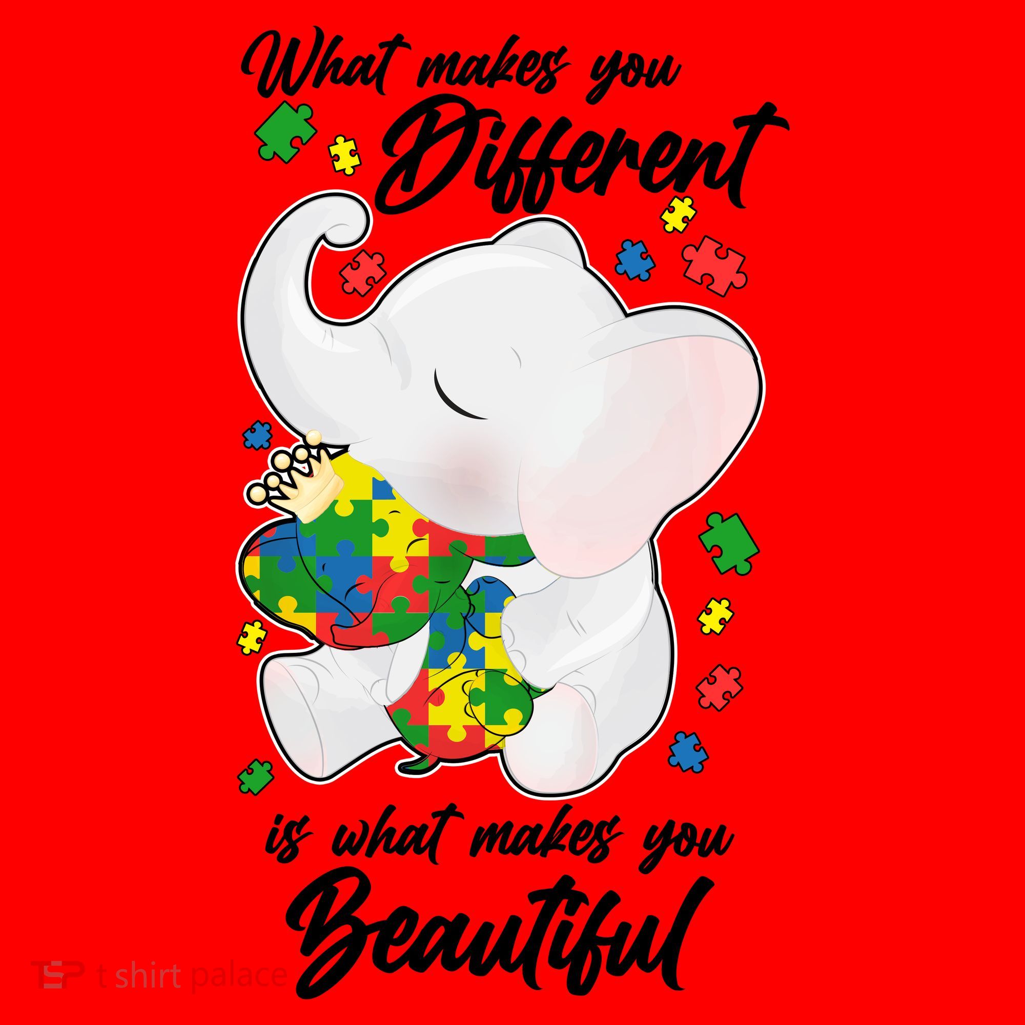 What Makes You Different Is What Makes You Beautiful Autism Santa Hat
