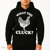 What the Cluck? Funny Chicken Hoodie thumb 2