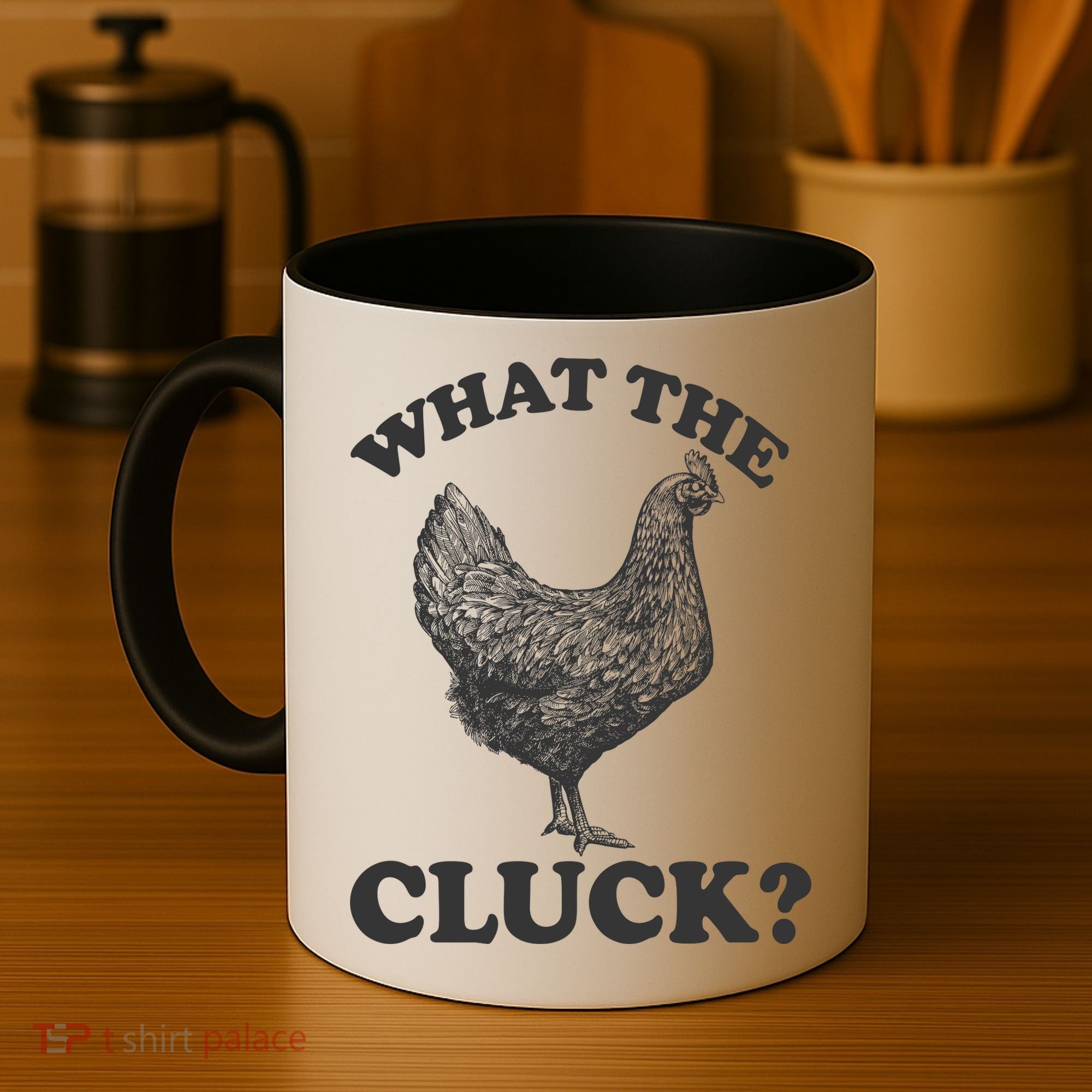 What the Cluck? Funny Chicken Coffee Mug