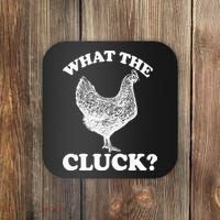 What the Cluck? Funny Chicken Coaster thumb 0