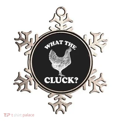 What the Cluck? Funny Chicken Ornament