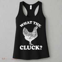 What the Cluck? Funny Chicken Women's Tank Top thumb 3