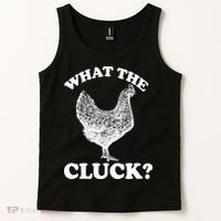 What the Cluck? Funny Chicken Tank Top thumb 2