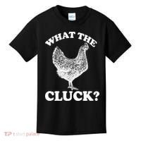 What the Cluck? Funny Chicken Kids T-Shirt thumb 0