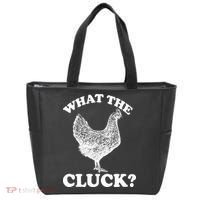 What the Cluck? Funny Chicken Tote Bag thumb 0