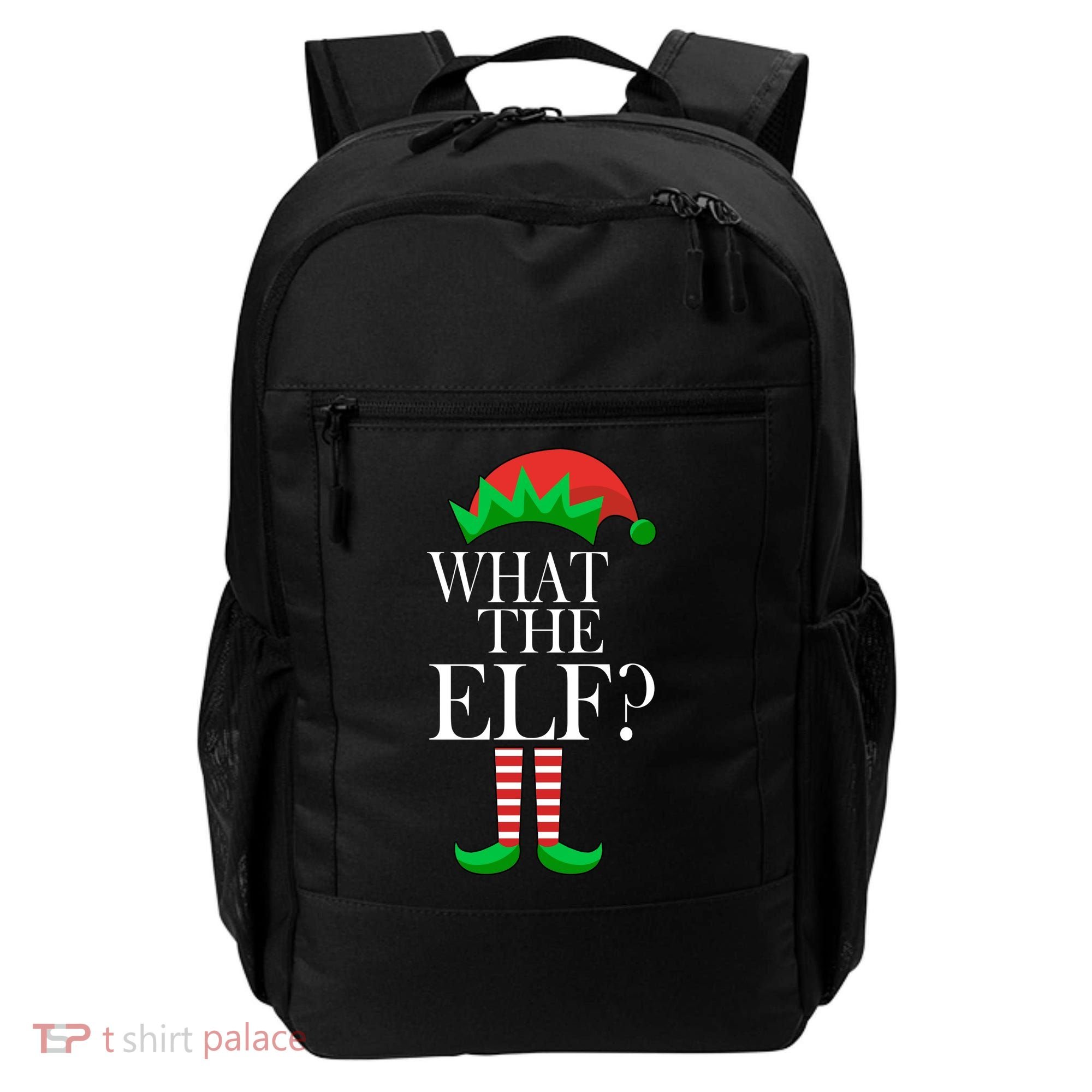 What The Elf Funny Family Matching Christmas Backpack