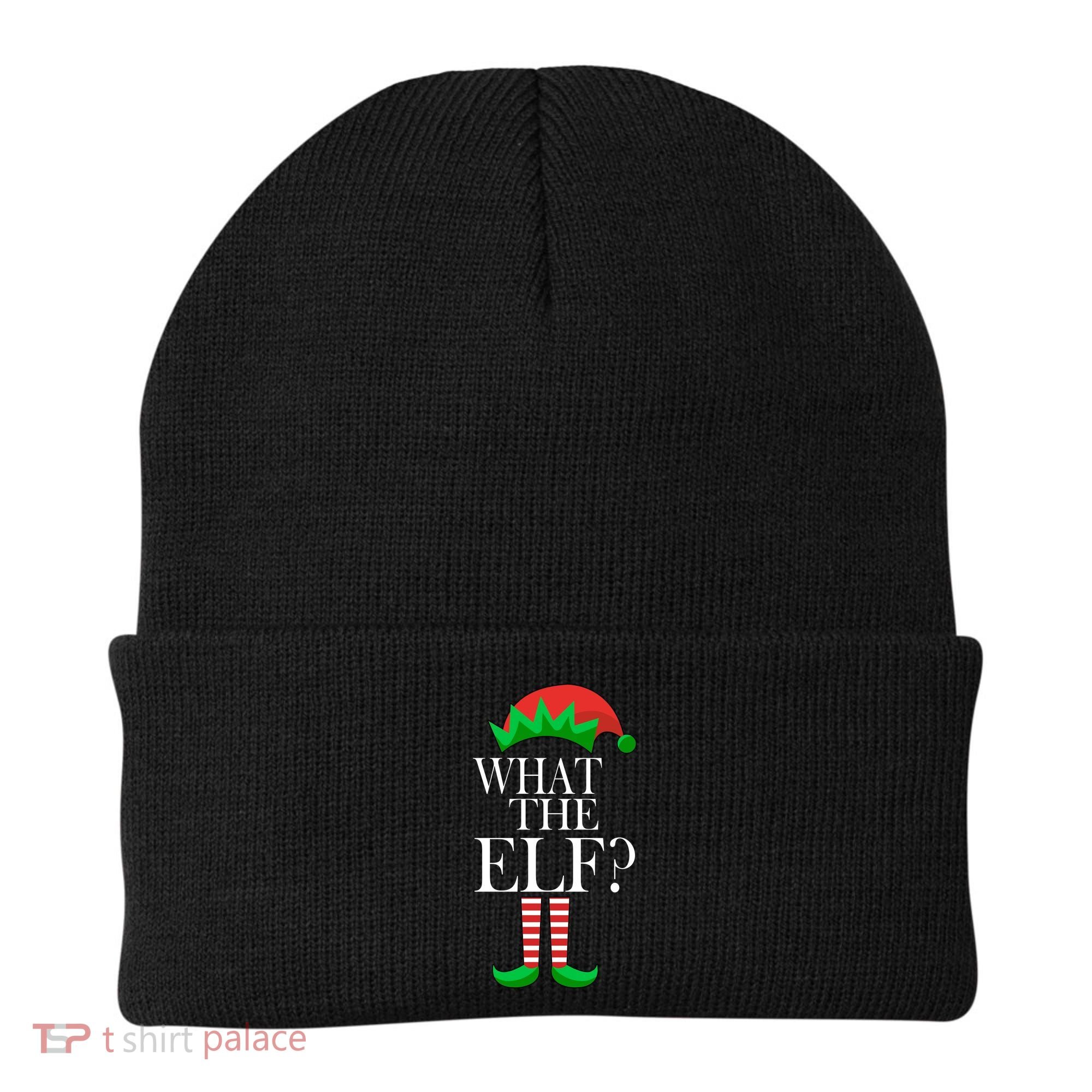 What The Elf Funny Family Matching Christmas Beanie