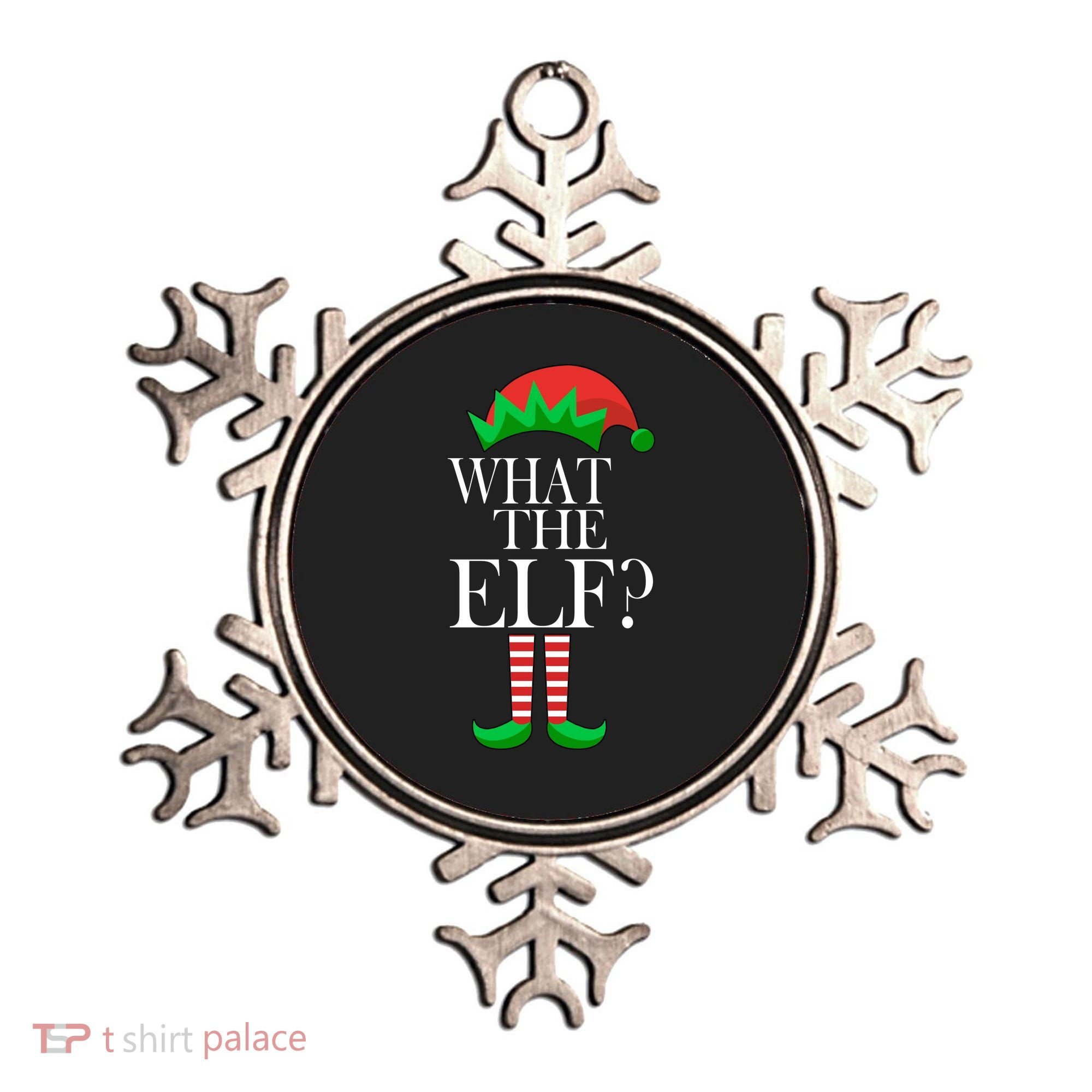 What The Elf Funny Family Matching Christmas Ornament