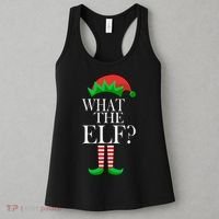 What The Elf Funny Family Matching Christmas Women's Tank Top thumb 3