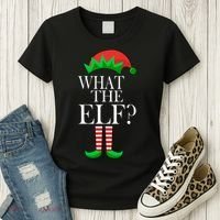 What The Elf Funny Family Matching Christmas Women's T-Shirt thumb 3